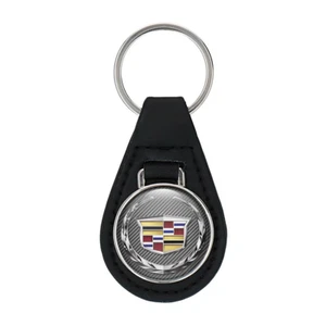 Leder Schlüsselanhänger Cadillac Premium-Qualität Schlüsselhalter Autozubehör - Bild 1 von 23