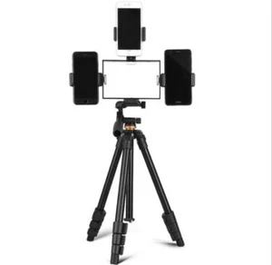 Q160A Lightweight Aluminum Alloy Travel Tripod With Pan Head For DSLR Camera - Picture 1 of 7