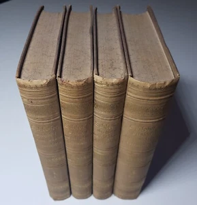 Alte dekorative Bücher 1879 schöne Buchrücken Sammlung Konvolut Buch Deko #095 - Bild 1 von 6