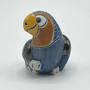 Figura Pájaro Parott Artesania Rinconada Azul - Imagen 1 de 7
