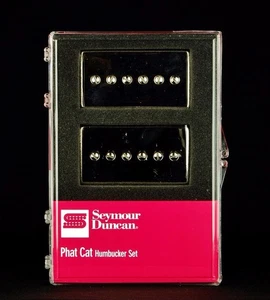 Set pickup Seymour Duncan Phat Cat P90 dimensioni humbucking nichel - Foto 1 di 3