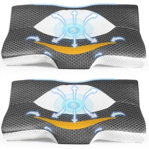 Kopfkissen, Ergonomisches Memory Foam Kissen, Orthopädisches Kissen - Bild 1 von 21