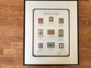 DIE BRIEFMARKEN DER MEDIZIN, GERAHMT Limitierte Auflage 1988 - Bild 1 von 6