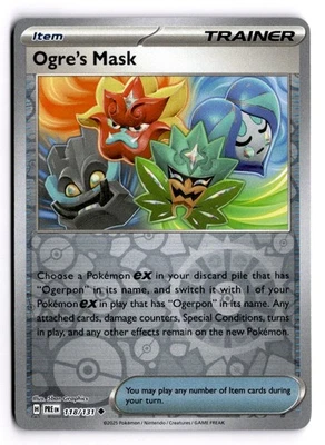 Ogre's Mask - Reverse Holo SV: Prismatic Evolutions 118/131 - Image 1 of 2
