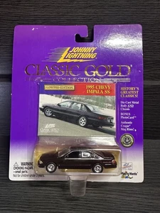 JOHNNY LIGHTNING CLASSIC GOLD 1995 CHEVY IMPALA SS - Dark Cherry Metallic - Picture 1 of 7