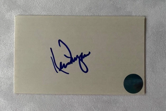 Tarjeta índice firmada por Ken Dryden Montreal Canadiens, equipo de Canadá 3x5 - AJs Holo, certificado de autenticidad Foto 1 de 1