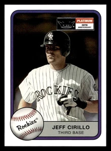 2001 Fleer Platinum Edition Foil Parallel #185 Jeff Cirillo Rockies #/201 - Bild 1 von 2