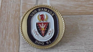 USN USS Ramage DDG 61 Challenge Coin #D539 - Bild 1 von 8