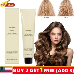 Complete Air Dry Cream Hydrating&Frizz Control Shaping Smooth Lasting Curly Hair - Picture 1 of 15