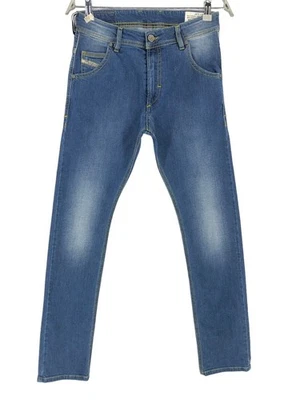 Pantalones de mezclilla DIESEL para niños KROOLEY 00XYK regular ajustados zanahoria talla 13 años W28 L30 Foto 1 de 4