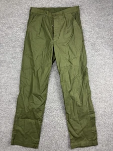 Schwedische Armee Arbeitshose 70er Militär Vintage 1975 Vintage grün gebraucht C46 Japan - Bild 1 von 8