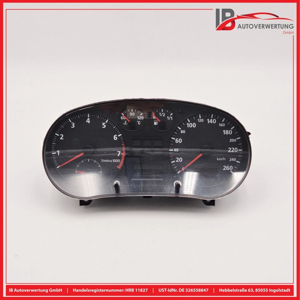 Cuadro de instrumentos velocímetro 8L0919860A 110008778/002 AUDI A3 (8L1) 1.6 VDO Foto 1 de 4