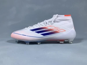 Adidas F50 Elite Mid FG Fußballschuhe weiß blau ID9203 Damen 9,5 / Herren 8 - Bild 1 von 10