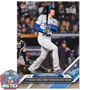2024 Topps Now Freddie Freeman #870 Los Angeles Dodgers HR 5 Games - Imagen 1 de 2