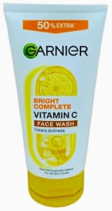 Garnier Bright Complete Vitamin C Face Wash For Brighter and Glowing Skin 150 ml - Picture 1 of 12