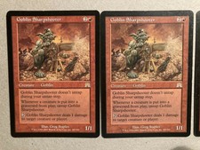 4x MTG Goblin Sharpshooter (Onslaught version) - NM/SP Condition