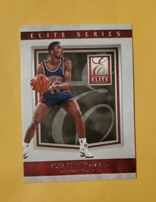 2015-16 Donruss Elite Series #1 Isiah Thomas HOF Detroit Pistons  - Image 1 of 3