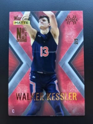 WALKER KESSLER * 2022 Wild Card Matte NATIONAL CONVENTION X-Plode RED 2/3 -  #/3 - Image 1 of 4
