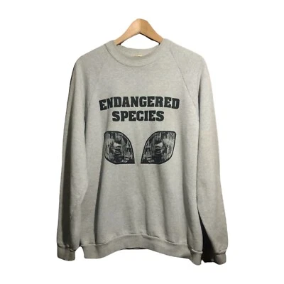 Vintage Screen Stars Mens Jumper Sweatshirt Sweater LARGE L RARE GREY COLLECTORS - image 1 of 4