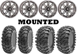 Kit 4 Maxxis MU511/MU521 Tires 29x9-14/29x11-14 on High Lifter HL22 Gray CAN - Picture 1 of 5