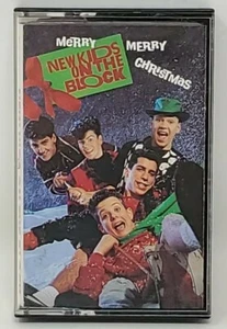 New Kids On The Block Merry Merry Christmas Cassette Tape 1989  - Picture 1 of 4
