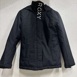 Roxy Galaxy Snowboard Jacket Size XL / 14 Black (broken Zipper) #AA1A - Picture 1 of 3