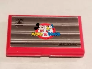 CONSOLE NINTENDO GAME WATCH MICKEY DONALD OFFICIEL - Picture 1 of 4
