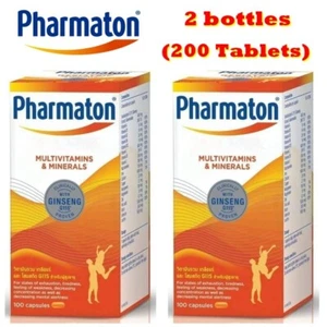 200 Tabletten PHARMATON Ginseng G115 Multivitamin Mineral + Selen Energie Booster - Bild 1 von 7