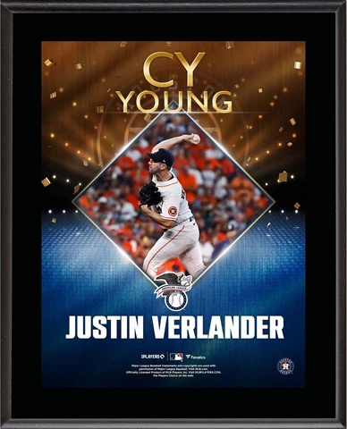 Justin Verlander Houston Astros 10.5" x 13" 2022 American League Cy Cover