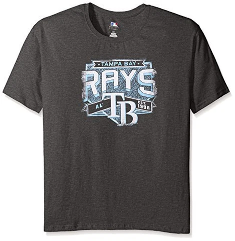 Profile Big & Tall MLB Tampa Bay Rays Women's Team Short Sleeved Screen T-Shi Cover