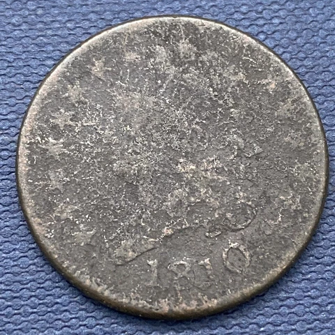 1810 Classic Head Half Cent 1/2 Cent Circulated #42791 Cover