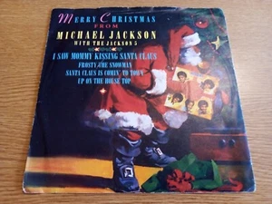 Michael Jackson With The Jackson 5 - Merry Christmas From - UK 1987 Vinyl 7" M1 - Picture 1 of 4