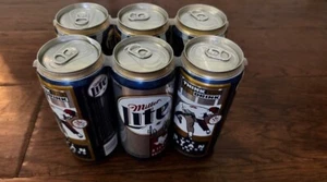 Nolan Ryan Texas Rangers 1999 HOF Miller Lite 6-PACK beer-collectible only - Picture 1 of 1