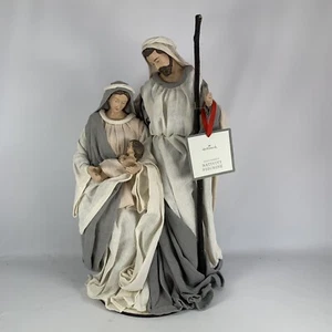 Hallmark Holy Family Figurine Christmas Nativity Mary Joseph Baby Jesus 15.5” - Picture 1 of 14