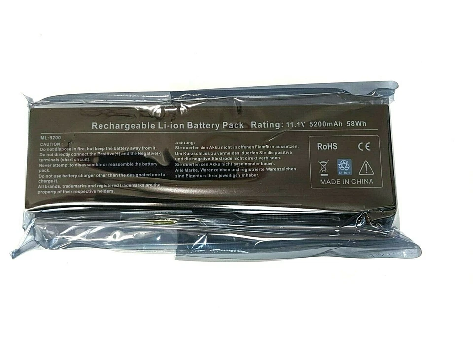 Batería para portátil compatible con HP Compaq NC6120 NC6220 NC6320 NC6400 11,1 V 5200 mAh 58 Wh Foto 1 de 4