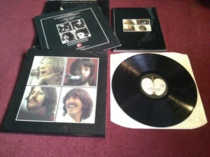 THE BEATLES LET IT BE BOX SET '70 1ST PRESS -2U -2U RED APPLE & BOOK EX+ AUDIO - Picture 1 of 24
