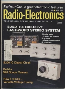 Radio-Electronics Magazine Vol 40 #04 Apr 1969 For Your Car Stereo System TV VTG - Picture 1 of 3