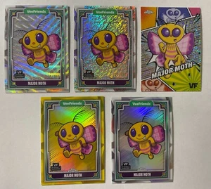 5 2025 VeeFriends Topps Chrome Major Moth Shimmer Wave Ref & Yellow Manga /150 - Bild 1 von 1