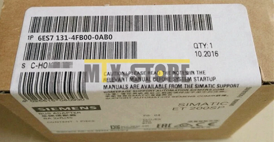 1PCS Unopened New In Box Siemens 6ES7 131-4FB00-0AB0 6ES7131-4FB00-0AB0 - Image 1 of 1