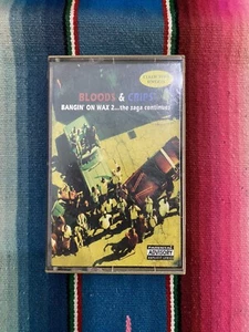 Bloods & Crips- Bangin' on Wax Vol. 2 Cassette West Coast Rap Tape Rare 1994 - Picture 1 of 2