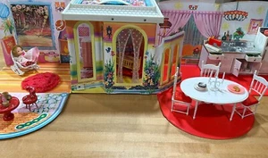 Vintage Takara Licca-Chan Mansion klappbare Puppenstube Möbel Puppe - Bild 1 von 24