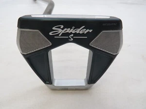 LH TaylorMade Spider S Navy 34" Putter KBS CT Tour Single Bend Steel Shaft** - Picture 1 of 6