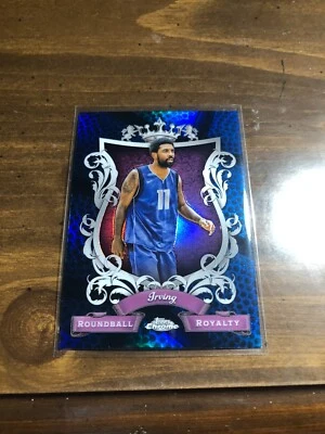 2024 Topps Chrome #RR-12 Kyrie Irving Roundball Blue Basketball Refractor Dallas - Image 1 of 4