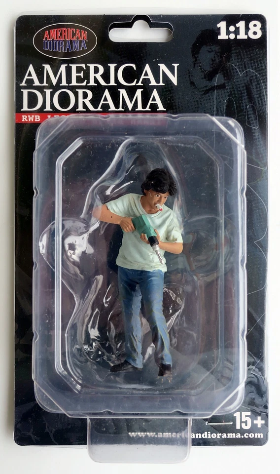 Nuevo en Paquete American Diorama RWB Legend Akira Nakai-San Figura de Perforación 1:18 AD-18503 Foto 1 de 3