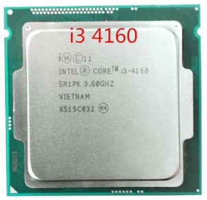 Intel Processore CPU Core I3-4160 3.6ghz 3mo 5gt/S Lga1150 Dual Core Sr1pk - Foto 1 di 1