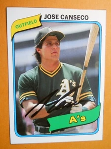 Jose Canseco - 1990 Autographed Baseball Magazine card # 3, Oakland A's - OF - Picture 1 of 1