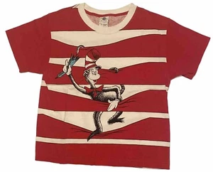 Cat In The Hat Shirt Dr Seuss Universal Orlando Kids Shirt Size L Double Sided - Picture 1 of 3