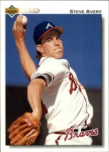 Steve Avery 1992 Upper Deck MLB #475 Baseball Card Atlanta Braves - Picture 1 of 2