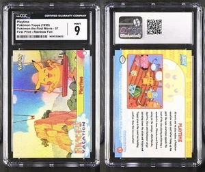 Playtime 57 Rainbow Foil - CGC 9 - Topps Serie - Pokemon Karte - Bild 1 von 1