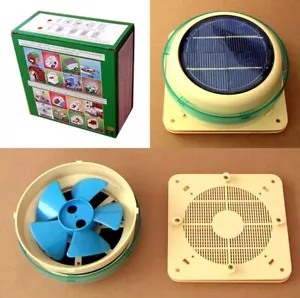 SOLAR VENT AUTOMATIC FAN VENTILATOR Model: GM712 YACHT BOAT DOMESTIC SHED - Picture 1 of 1